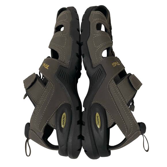 Teva Men\'s Forebay Fisherman Sport Sandals sz 12 Gray Brown main image 8